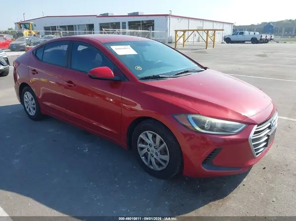 KMHD74LF9HU141380 — 2017 Hyundai Elantra, Град (Hail), фото до ремонта