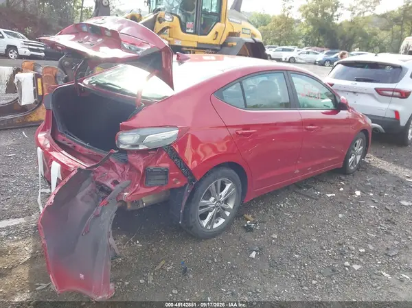 KMHD84LF9HU106156 — 2017 Hyundai Elantra, фото 4 с аукциона IAAI 13.10.2026, Задняя часть