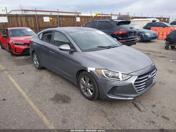 KMHD84LF2HU222945 — 2017 Hyundai Elantra, Угон (Theft), фото до ремонта