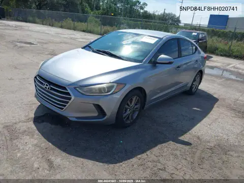 2017 Hyundai Elantra Se VIN 5NPD84LF8HH020741 фото 2