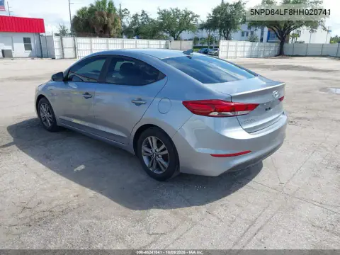 2017 Hyundai Elantra Se VIN 5NPD84LF8HH020741 фото 3