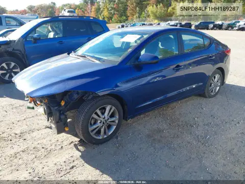 2017 Hyundai Elantra Se VIN 5NPD84LF1HH189287 фото 3