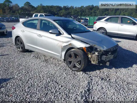 5NPD74LF6HH102261 — 2017 Hyundai Elantra, Не указано, фото до ремонта
