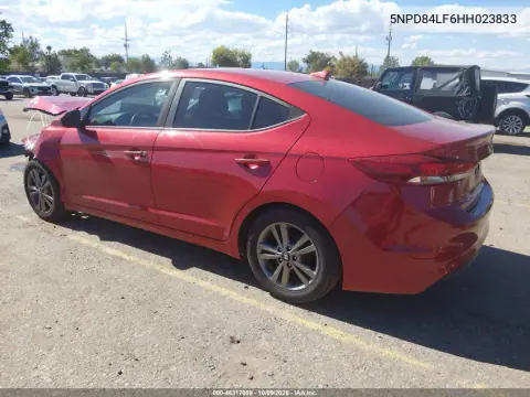 2017 Hyundai Elantra Se VIN 5NPD84LF6HH023833 фото 4