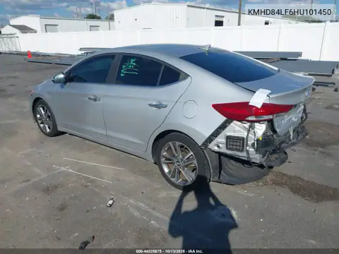 2017 Hyundai Elantra Limited VIN KMHD84LF6HU101450 фото 4