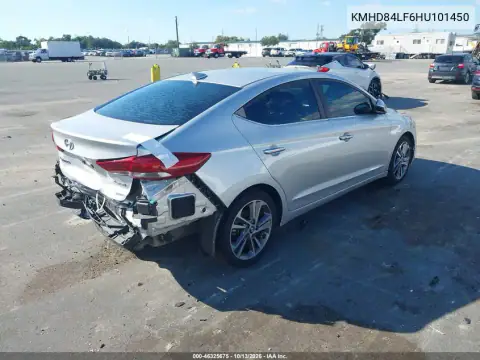 2017 Hyundai Elantra Limited VIN KMHD84LF6HU101450 фото 5