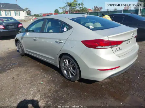 5NPD84LF5HH135071 — 2017 Hyundai Elantra, фото 3 с аукциона IAAI, Передняя часть