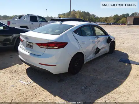 5NPD74LF9HH113335 — 2017 Hyundai Elantra, фото 5 с аукциона IAAI, Правый бок
