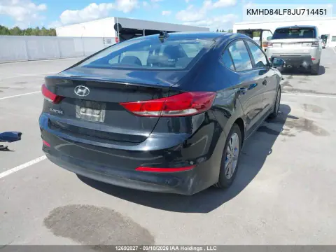 2018 Hyundai Elantra Gl VIN KMHD84LF8JU714451 фото 4