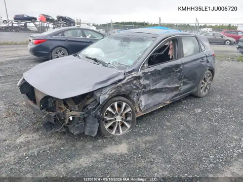 2018 Hyundai Elantra Gt VIN KMHH35LE1JU006720 фото 2