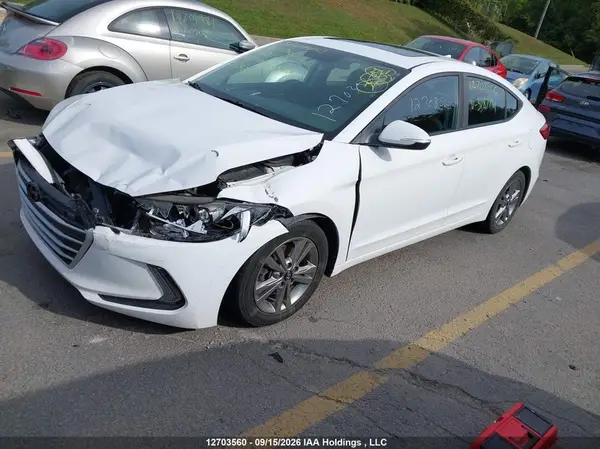 KMHD84LF8JU578774 — 2018 Hyundai Elantra, фото 2 с аукциона IAAI, Повреждение двигателя