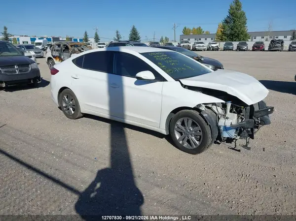 KMHD84LF3JU616895 — 2018 Hyundai Elantra, Передняя часть (Front), фото до ремонта