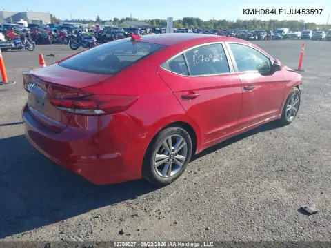 2018 Hyundai Elantra Gl VIN KMHD84LF1JU453597 фото 4