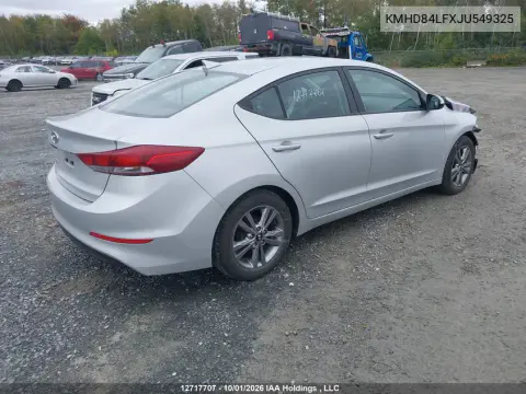 2018 Hyundai Elantra Gl VIN KMHD84LFXJU549325 фото 5