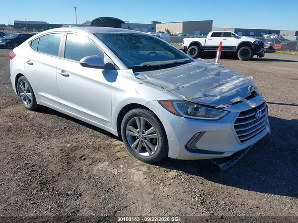 KMHD84LF3JU467310 — 2018 Hyundai Elantra, Передняя часть (Front), фото до ремонта