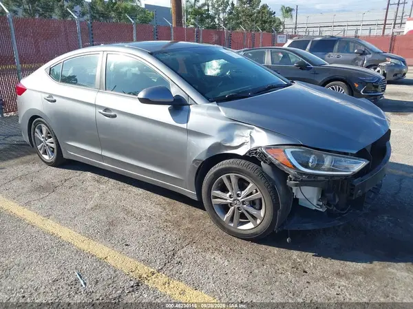 KMHD84LF7JU451420 — 2018 Hyundai Elantra, Передняя часть (Front End), фото до ремонта