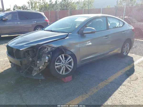 2018 HYUNDAI ELANTRA VIN KMHD84LF7JU451420 фото 2