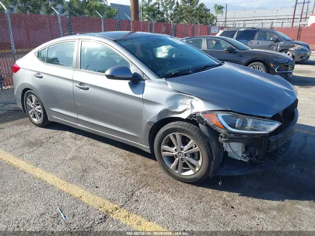 KMHD84LF7JU451420 — 2018 Hyundai Elantra, Передняя часть (Front End), фото до ремонта