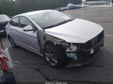 2018 Hyundai Elantra Value Edition VIN 5NPD84LFXJH321839 фото 2