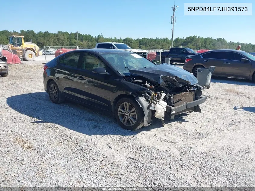2018 Hyundai Elantra Sel VIN 5NPD84LF7JH391573 фото 2