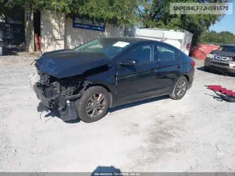 2018 Hyundai Elantra Sel VIN 5NPD84LF7JH391573 фото 3