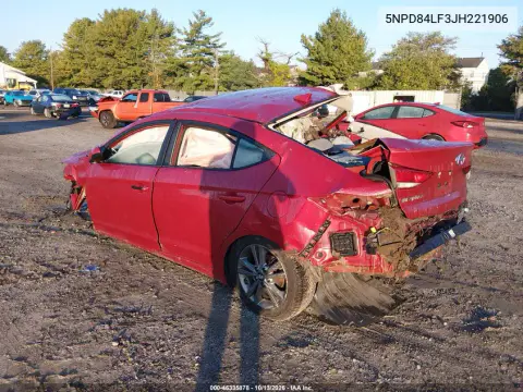 2018 Hyundai Elantra Sel VIN 5NPD84LF3JH221906 фото 3