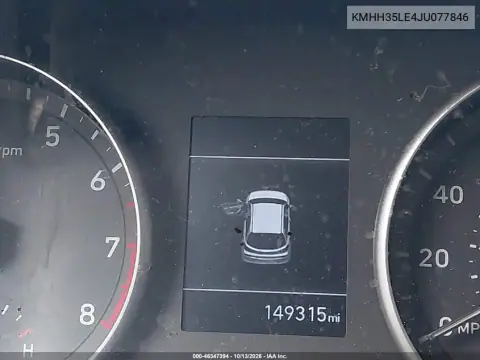 KMHH35LE4JU077846 — 2018 Hyundai Elantra, Передняя часть, фото до ремонта