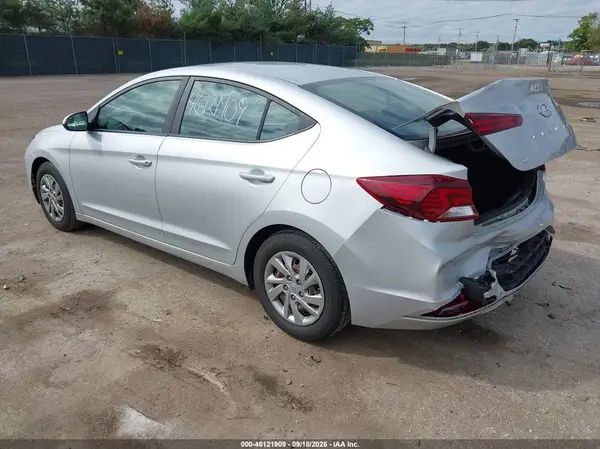 KMHD74LFXKU778544 — 2019 Hyundai Elantra, фото 3 с аукциона IAAI 13.10.2026, Задняя часть