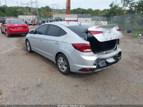 KMHD84LF7KU833478 — 2019 Hyundai Elantra, фото 3 с аукциона IAAI, Задняя часть