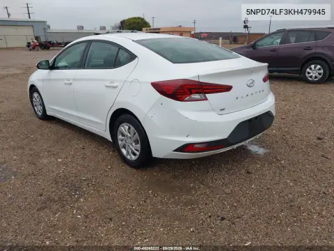 2019 Hyundai Elantra Se VIN 5NPD74LF3KH479945 фото 4