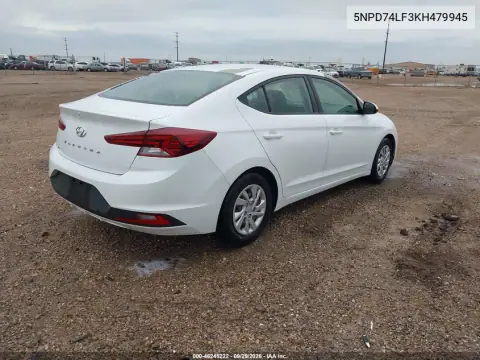 2019 Hyundai Elantra Se VIN 5NPD74LF3KH479945 фото 5