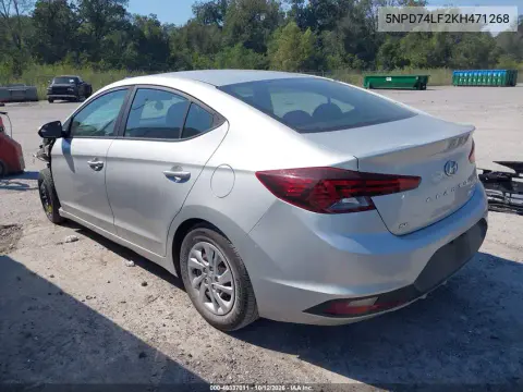 2019 Hyundai Elantra Se VIN 5NPD74LF2KH471268 фото 4