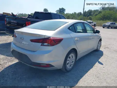 2019 Hyundai Elantra Se VIN 5NPD74LF2KH471268 фото 5