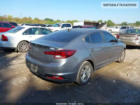 5NPD84LF7KH429949 — 2019 Hyundai Elantra, фото 5 с аукциона IAAI, Передняя часть