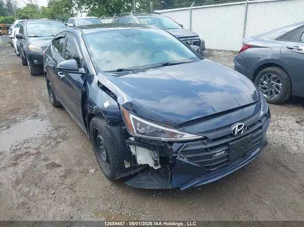 KMHD84LFXLU087237 — 2020 Hyundai Elantra, Передняя часть (Front), фото до ремонта