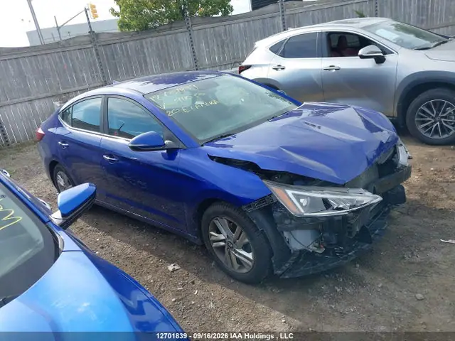 KMHD84LF1LU911030 — 2020 Hyundai Elantra, Передняя часть (Front), фото до ремонта