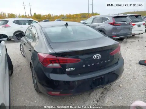 2020 Hyundai Elantra Preferred VIN KMHD84LFXLU101346 фото 3