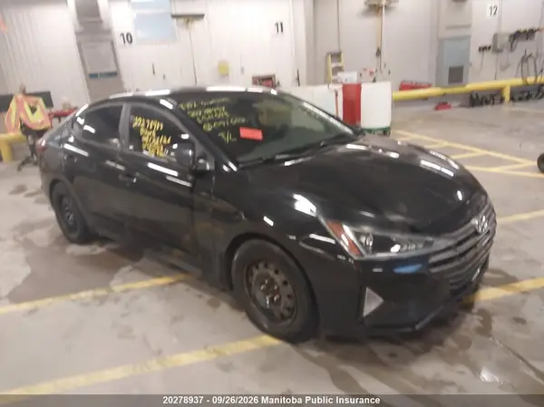 KMHD84LF1LU091502 — 2020 Hyundai Elantra, Град (Hail), фото до ремонта