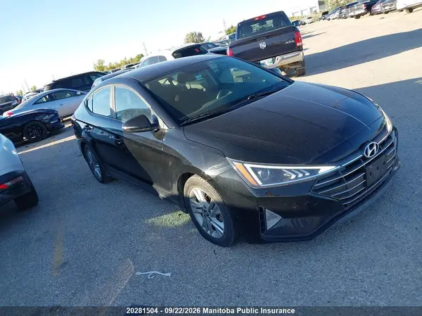 KMHD84LF8LU078939 — 2020 Hyundai Elantra, Град (Hail), фото до ремонта