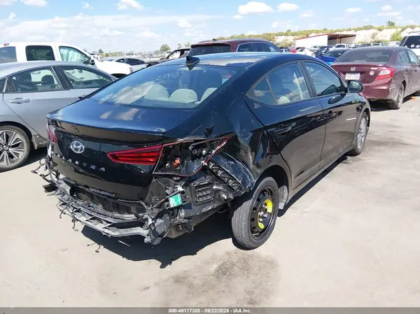 KMHD84LFXLU070860 — 2020 Hyundai Elantra, фото 4 с аукциона IAAI, Задняя часть справа