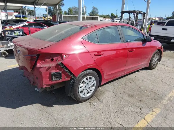 KMHD74LF8LU024219 — 2020 Hyundai Elantra, фото 4 с аукциона IAAI, Задняя часть