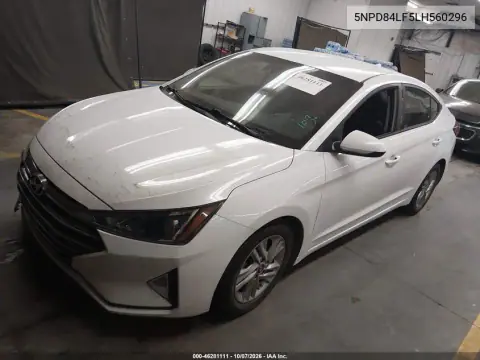 2020 Hyundai Elantra Sel VIN 5NPD84LF5LH560296 фото 2
