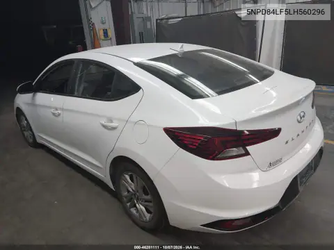 2020 Hyundai Elantra Sel VIN 5NPD84LF5LH560296 фото 3