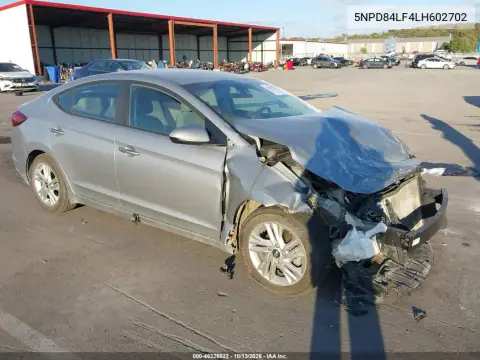 5NPD84LF4LH602702 — 2020 Hyundai Elantra, Передняя часть, фото до ремонта