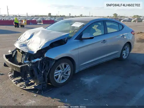 2020 Hyundai Elantra Sel VIN 5NPD84LF4LH602702 фото 2