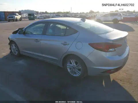 2020 Hyundai Elantra Sel VIN 5NPD84LF4LH602702 фото 3
