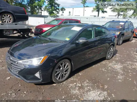 2020 Hyundai Elantra Limited VIN 5NPD84LF9LH622475 фото 2