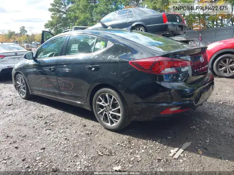 2020 Hyundai Elantra Limited VIN 5NPD84LF9LH622475 фото 3