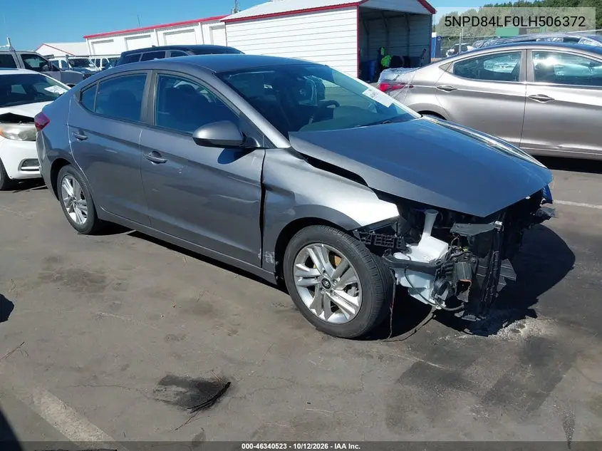 2020 Hyundai Elantra Sel VIN 5NPD84LF0LH506372 фото 1