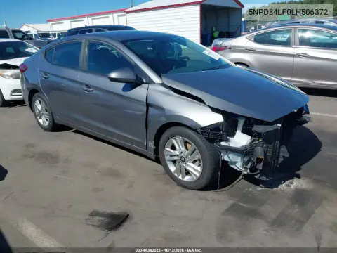 5NPD84LF0LH506372 — 2020 Hyundai Elantra, Передняя часть, фото до ремонта